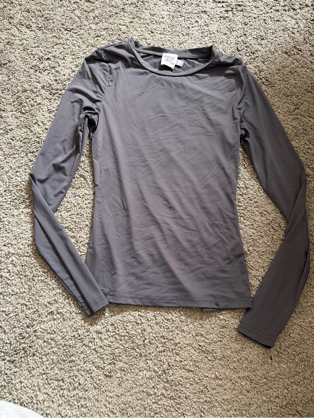 Princess Polly Gray Long-Sleeve Tee